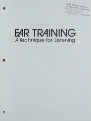 Cover of: Ear training